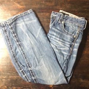 Buckle Black Bootcut Jeans